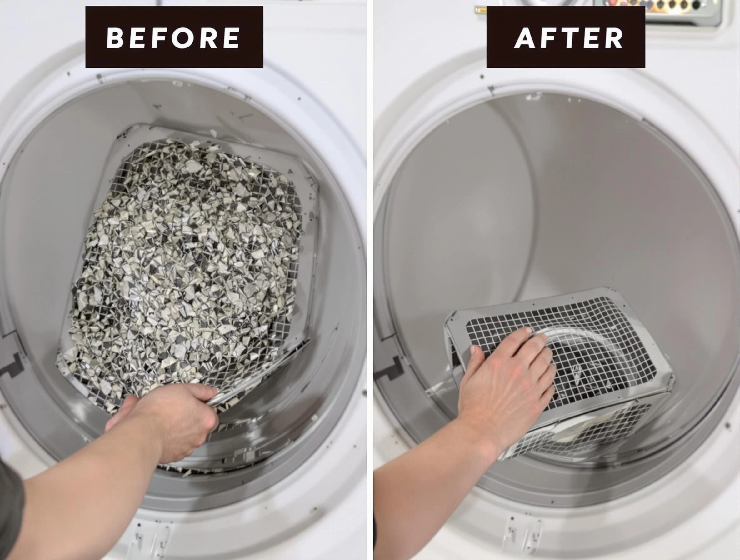 Professional lint trap cleaning by Gold Canyon Dryer Vent Cleaning in Gold Canyon