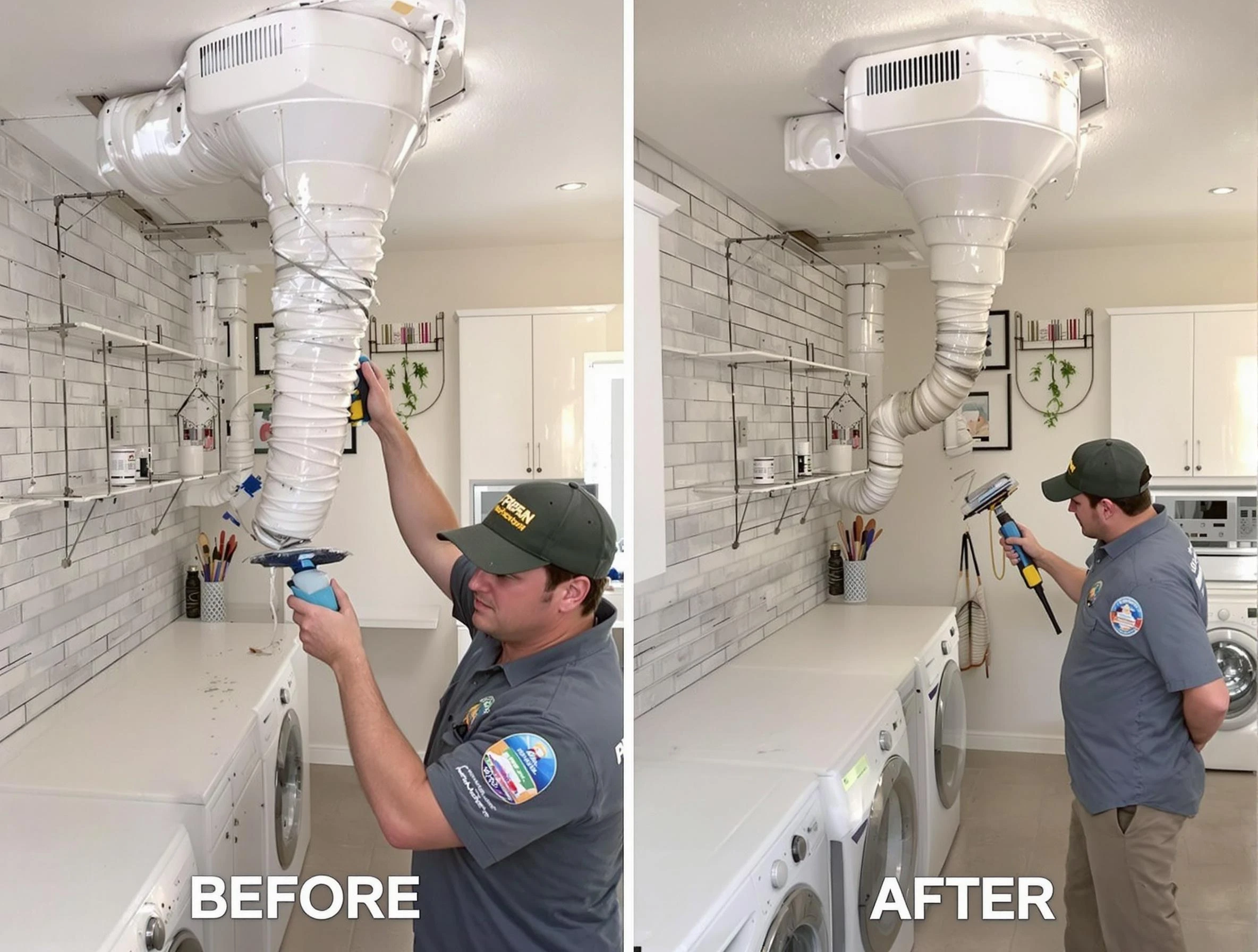 Professional dryer exhaust vent cleaning by Gold Canyon Dryer Vent Cleaning in Gold Canyon